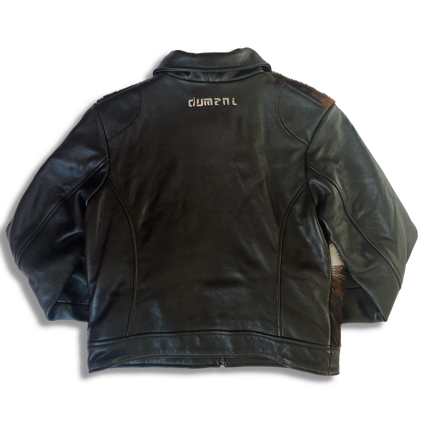 COWHIDE CRUSH LEATHER JACKET