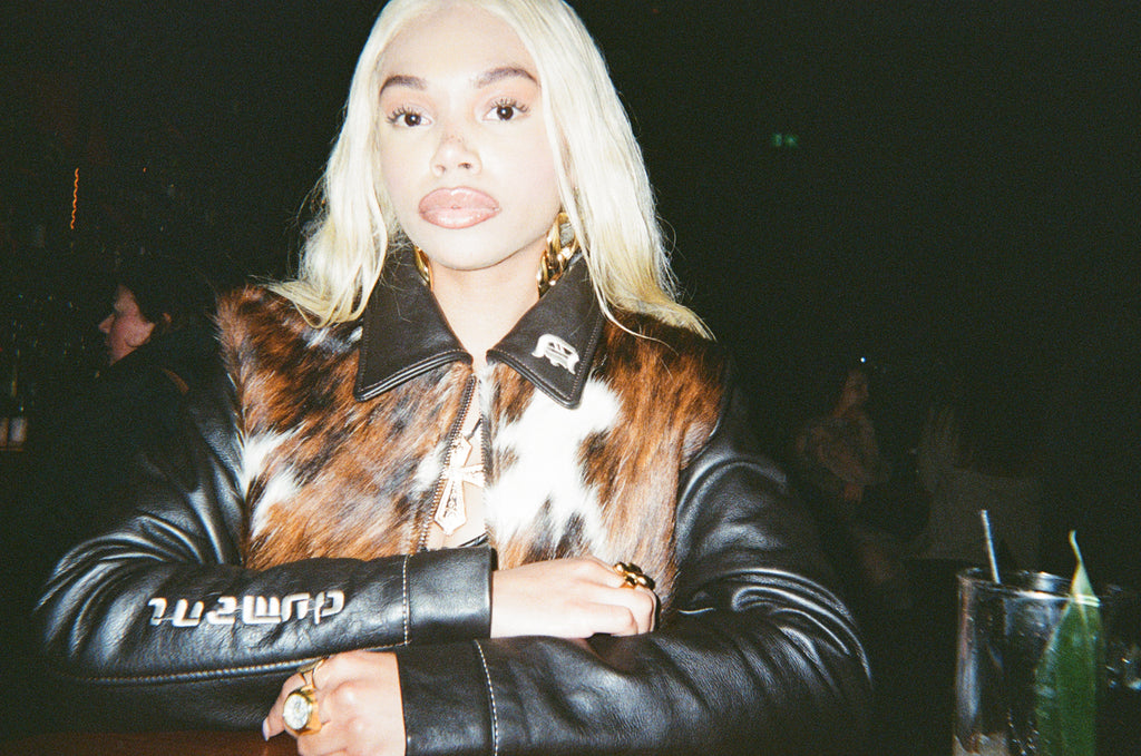 COWHIDE CRUSH LEATHER JACKET