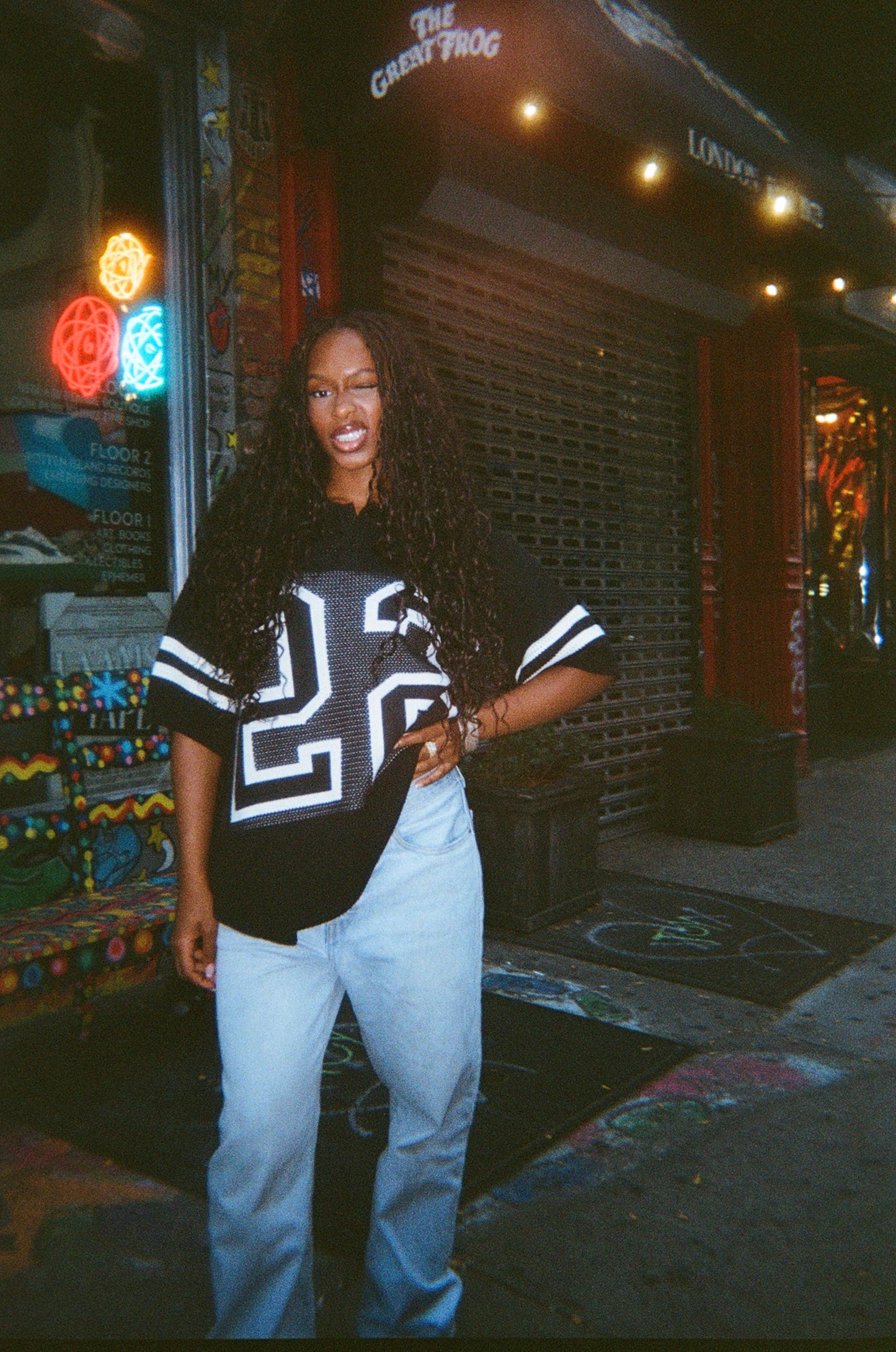 NORTH MIAMI KNIT JERSEY - Black/Ivory