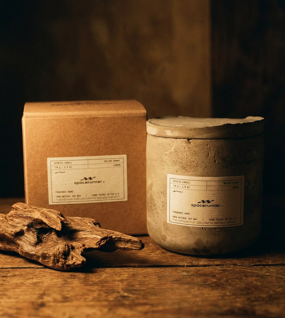 No.11 OUD SPACERUNNER  - SOY WAX SCENTED CANDLE (170g)