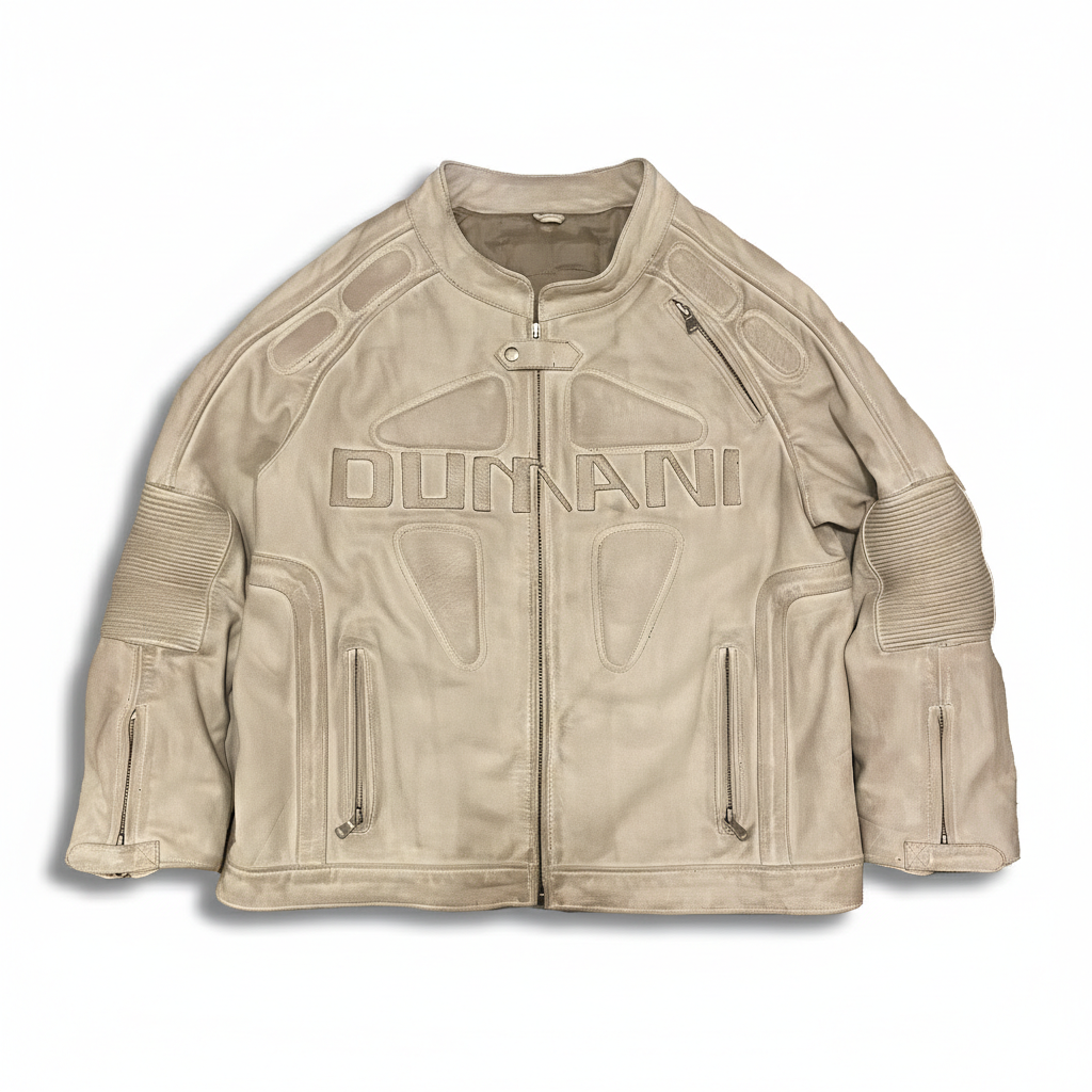 "SANDSTORM" PREMIUM LEATHER MOTO BIKER JACKET ©