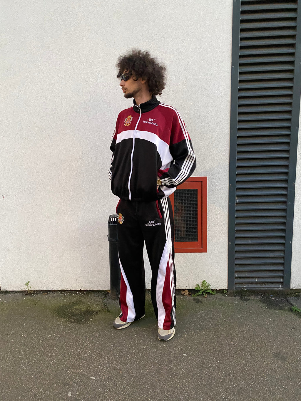 "ROYAL" TRACKSUIT JACKET - Burgundy