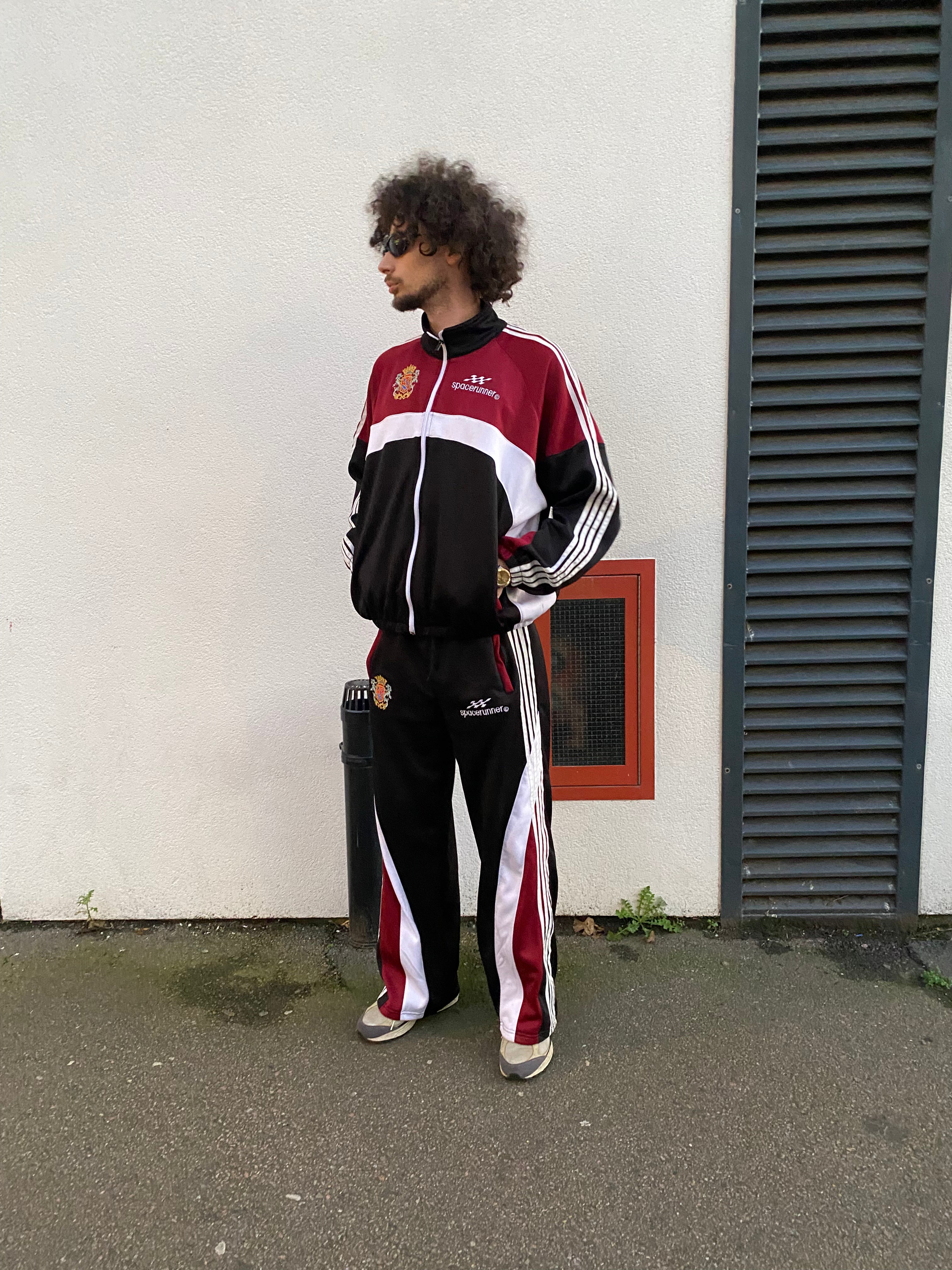 "ROYAL" TRACKSUIT JACKET - Burgundy
