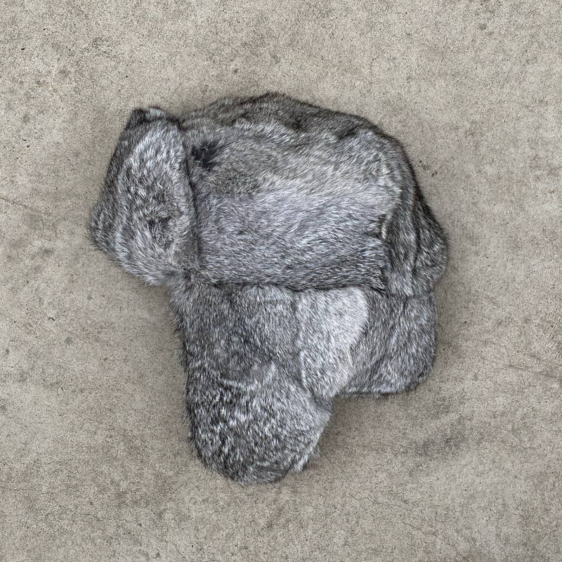 MILITARY BUCKLE COLBACCO - GRAY FUR