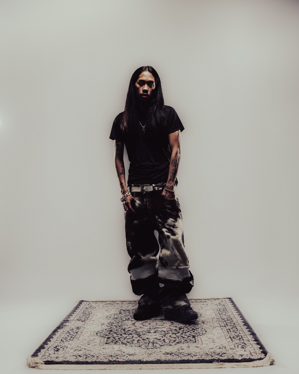 COWHIDE MOTO PANTS