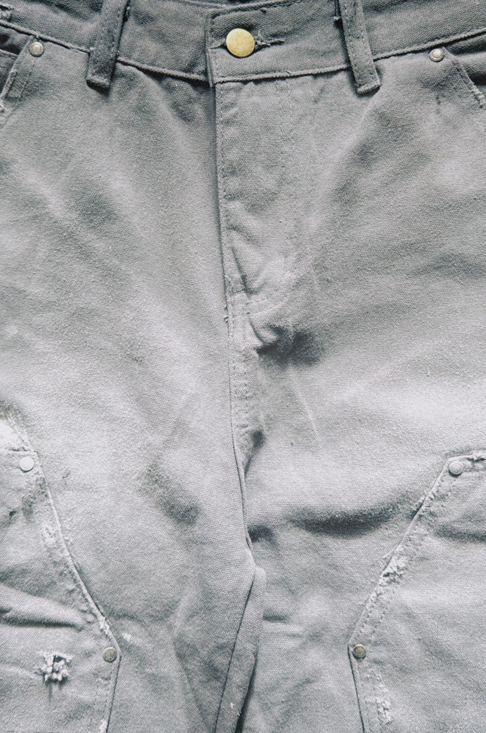 "PITTORE" ATELIER REWORK DOUBLE KNEE PANTS - Straight Leg