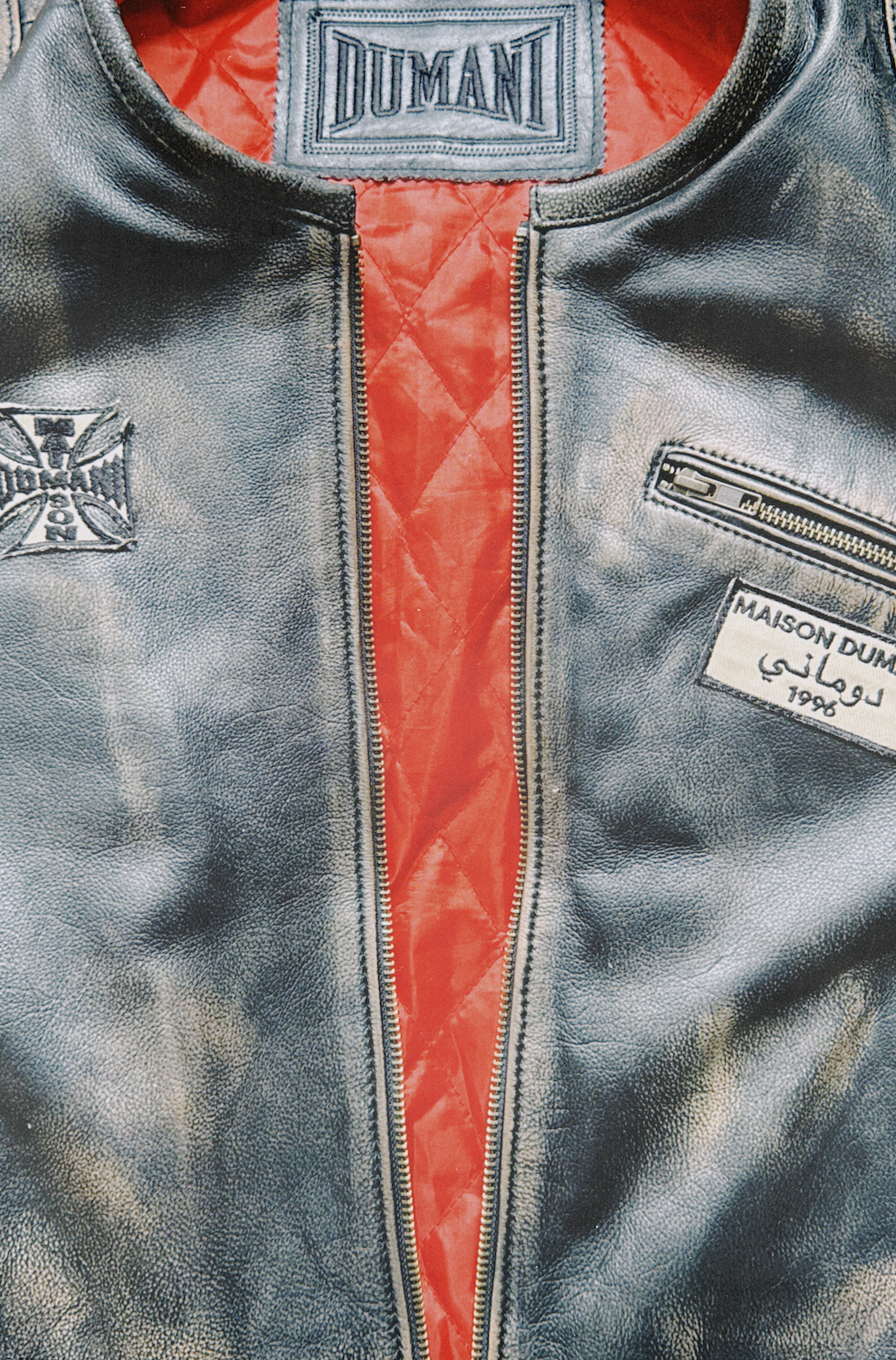 "ARCHIVIO MAISON" BIKER LEATHER JACKET