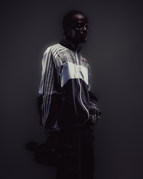 MOON TRACKSUIT JACKET - Grey/White