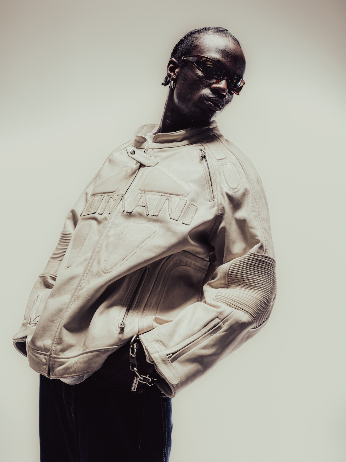 "SANDSTORM" PREMIUM LEATHER MOTO BIKER JACKET ©