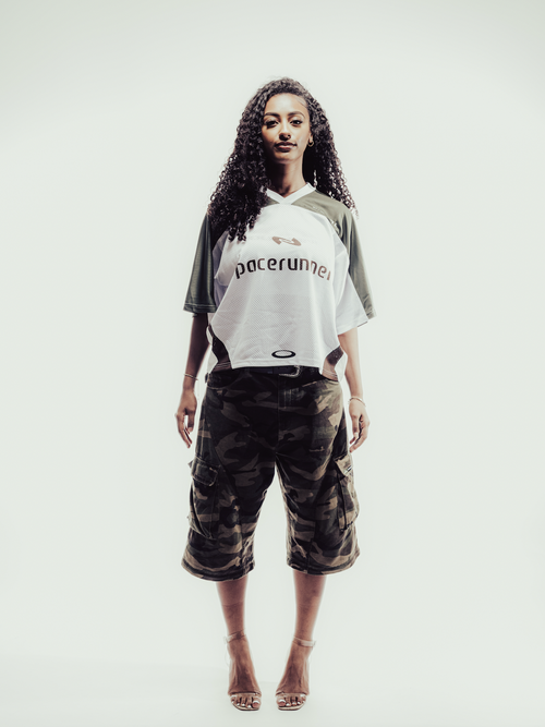 "SPACERUNNER U.S.A." Football Jersey -    FOREST GREEN