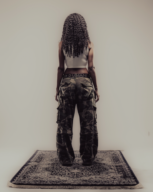 "DETACHABLE U.S. WOODLAND CAMO PANTS"