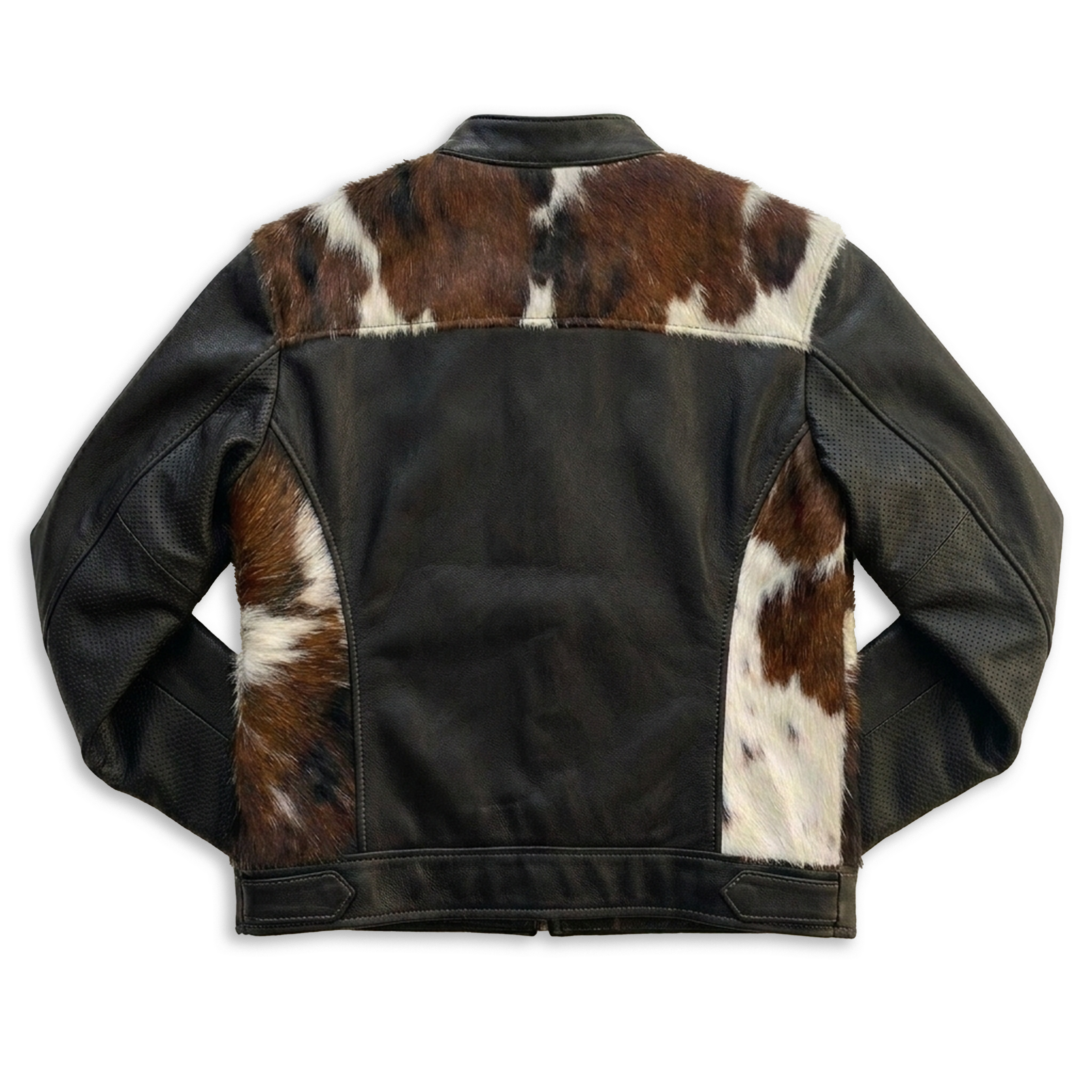 COWHIDE BIKER LEATHER JACKET