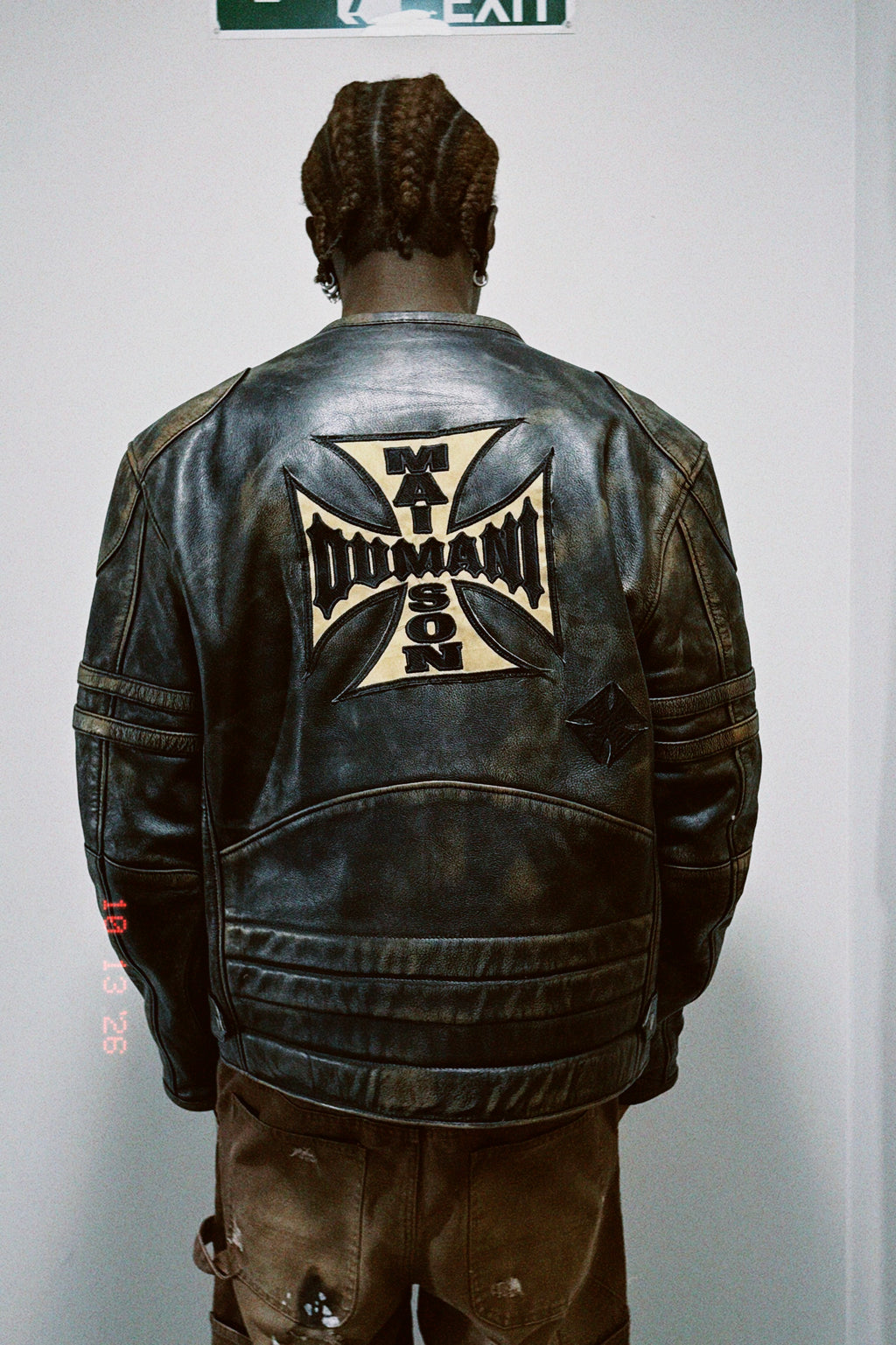"ARCHIVIO MAISON" BIKER LEATHER JACKET