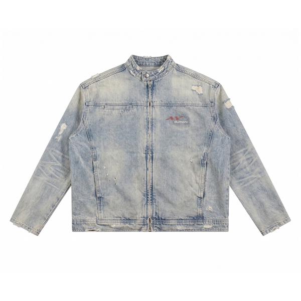 BIKER JAPANESE DENIM JACKET – DUMANI