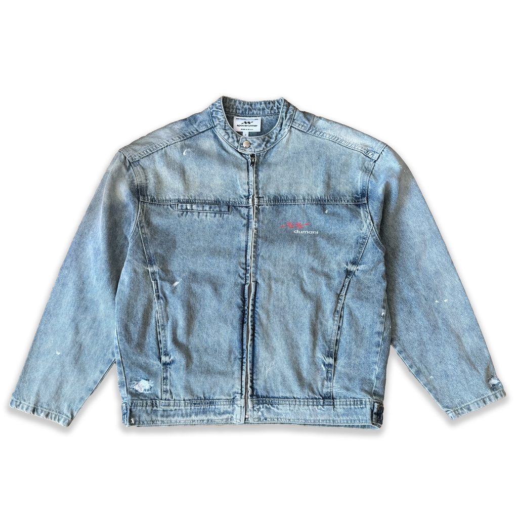 BIKER JAPANESE DENIM REWORK JACKET