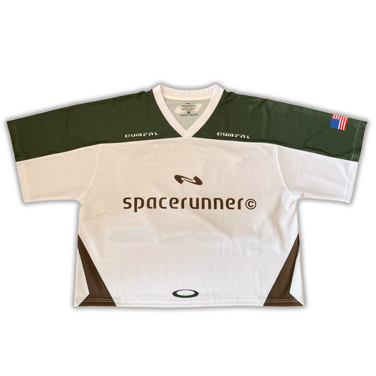 "22 SPACERUNNER U.S.A." Football Jersey -    FOREST GREEN