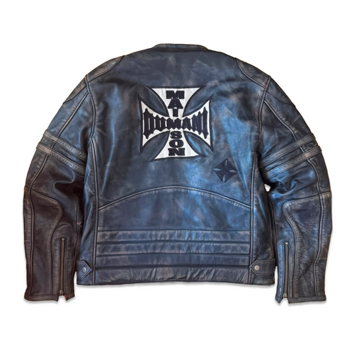"ARCHIVIO MAISON" BIKER LEATHER JACKET