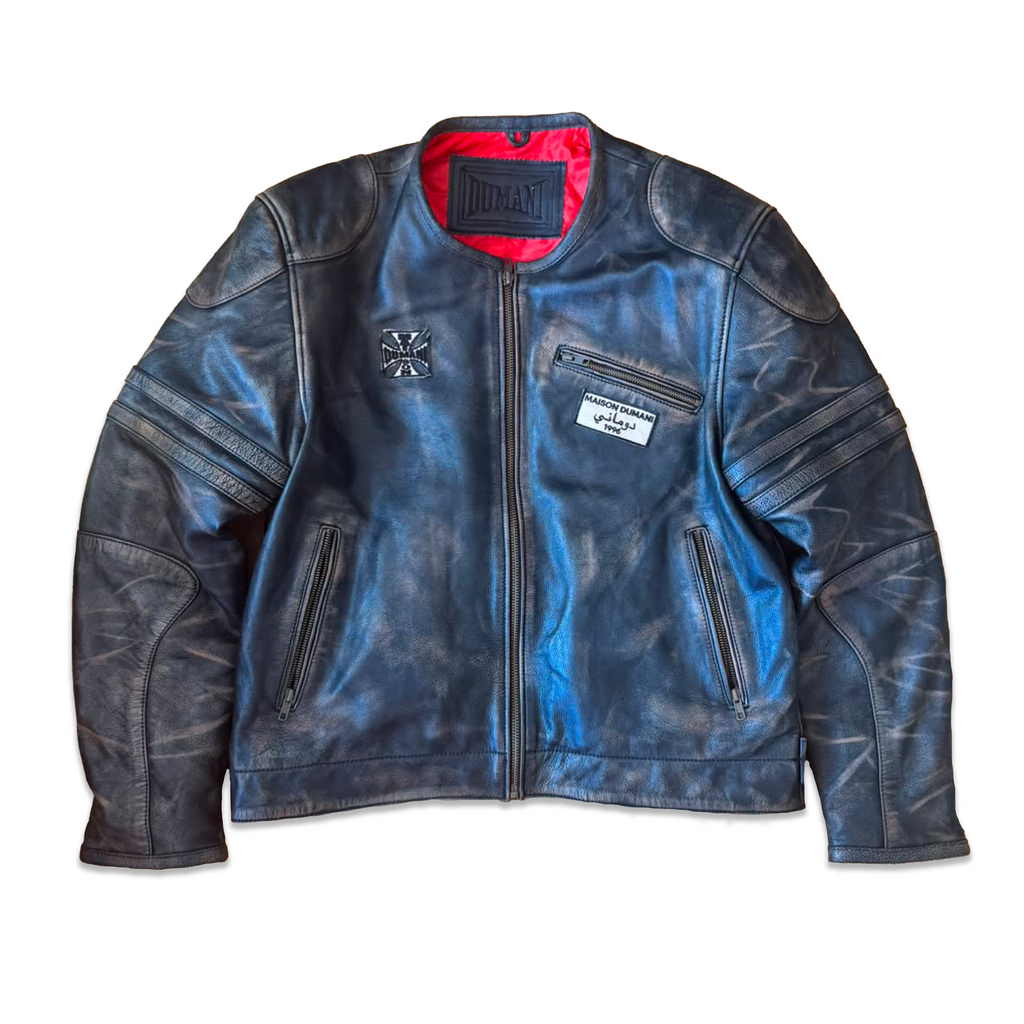 "ARCHIVIO MAISON" BIKER LEATHER JACKET